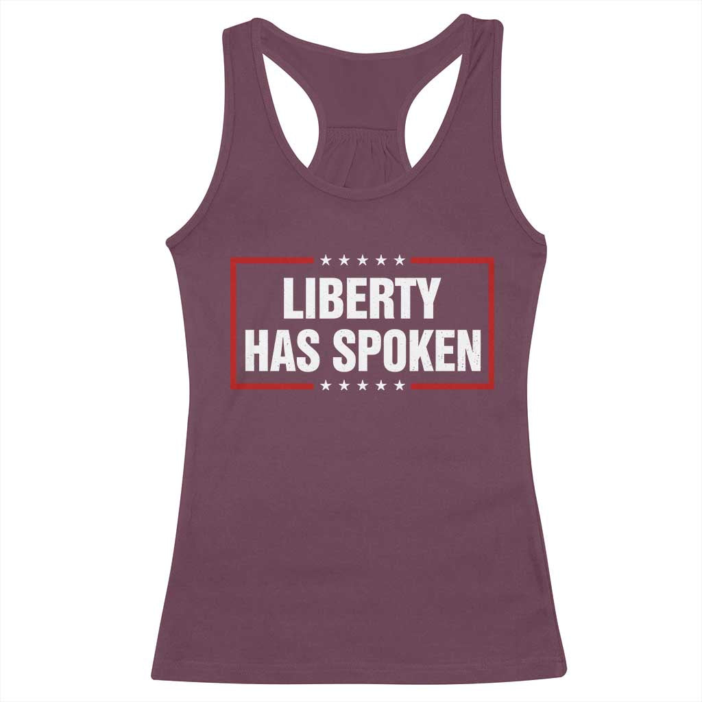 Liberty Has Spoken Funny Basketball Pointing Meme Racerback Tank Top TS11 Maroon Print Your Wear