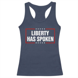 Liberty Has Spoken Funny Basketball Pointing Meme Racerback Tank Top TS11 Navy Print Your Wear