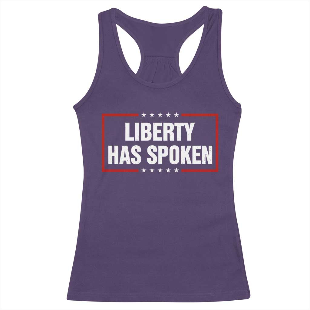 Liberty Has Spoken Funny Basketball Pointing Meme Racerback Tank Top TS11 Purple Print Your Wear