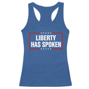 Liberty Has Spoken Funny Basketball Pointing Meme Racerback Tank Top TS11 Royal Blue Print Your Wear