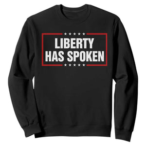 Liberty Has Spoken Funny Basketball Pointing Meme Sweatshirt TS11 Black Print Your Wear
