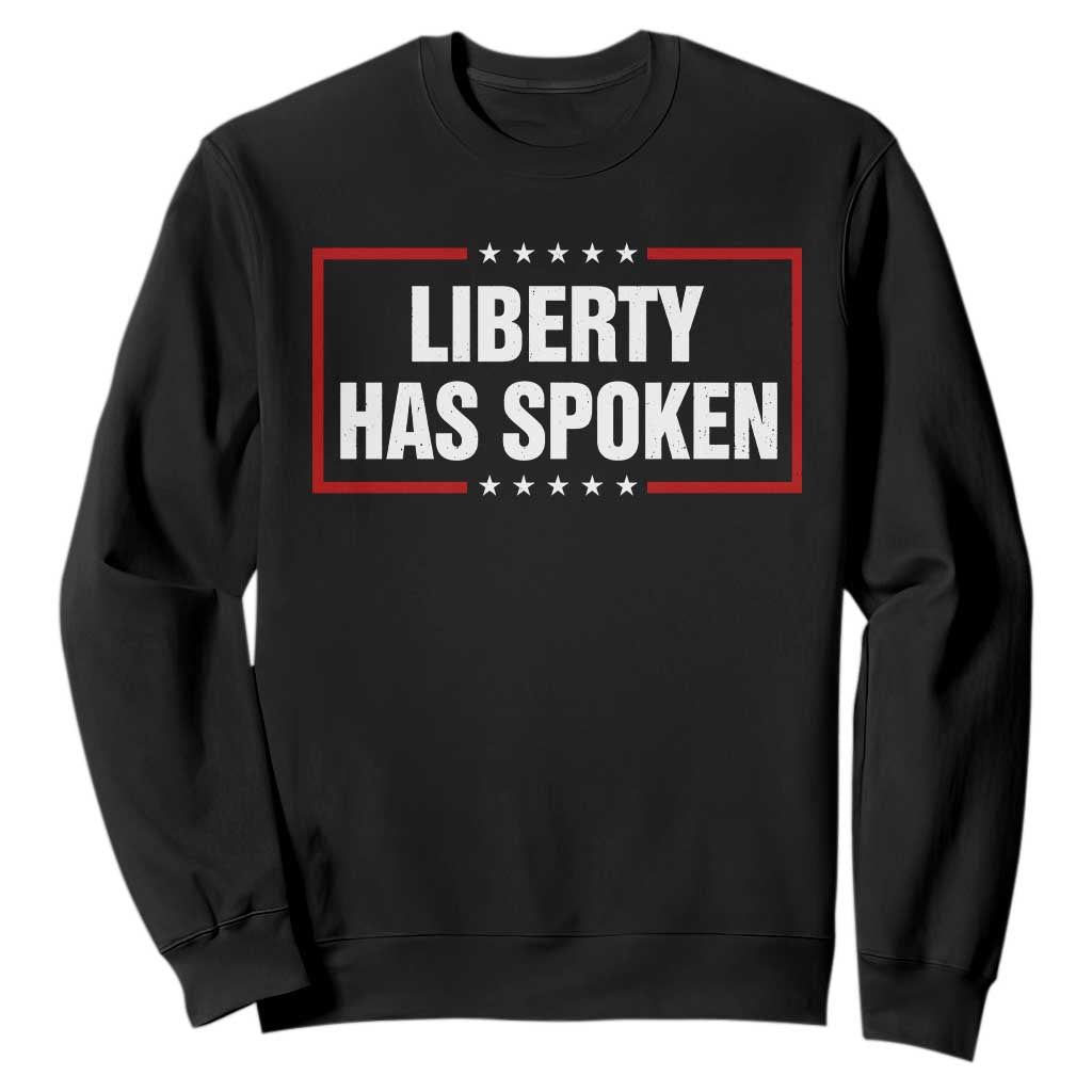 Liberty Has Spoken Funny Basketball Pointing Meme Sweatshirt TS11 Black Print Your Wear