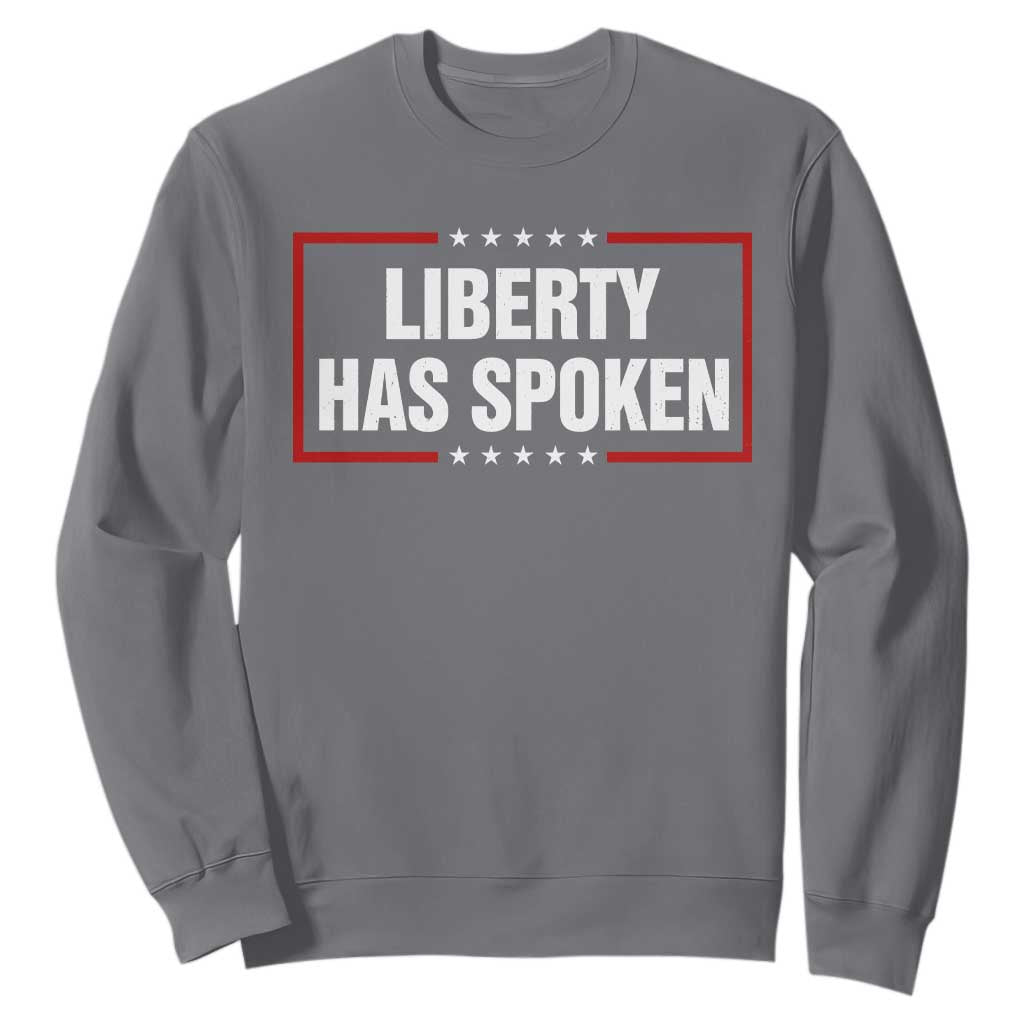 Liberty Has Spoken Funny Basketball Pointing Meme Sweatshirt TS11 Charcoal Print Your Wear
