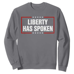 Liberty Has Spoken Funny Basketball Pointing Meme Sweatshirt TS11 Charcoal Print Your Wear