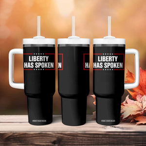 Liberty Has Spoken Funny Basketball Pointing Meme Tumbler With Handle TS11 Print Your Wear
