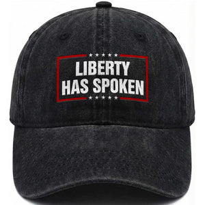 Liberty Has Spoken Funny Basketball Pointing Meme Washed Cotton Baseball Cap TS11 Print Your Wear