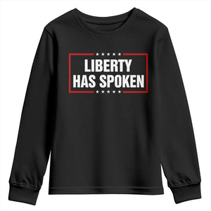 Liberty Has Spoken Funny Basketball Pointing Meme Youth Sweatshirt TS11 Black Print Your Wear