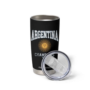 Argentina Champions 2026 Tumbler Cup Argentinian Pride Vintage Sol De Mayo TS11 Print Your Wear