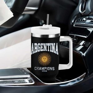 Argentina Champions 2026 Tumbler With Handle Argentinian Pride Vintage Sol De Mayo TS11 Print Your Wear