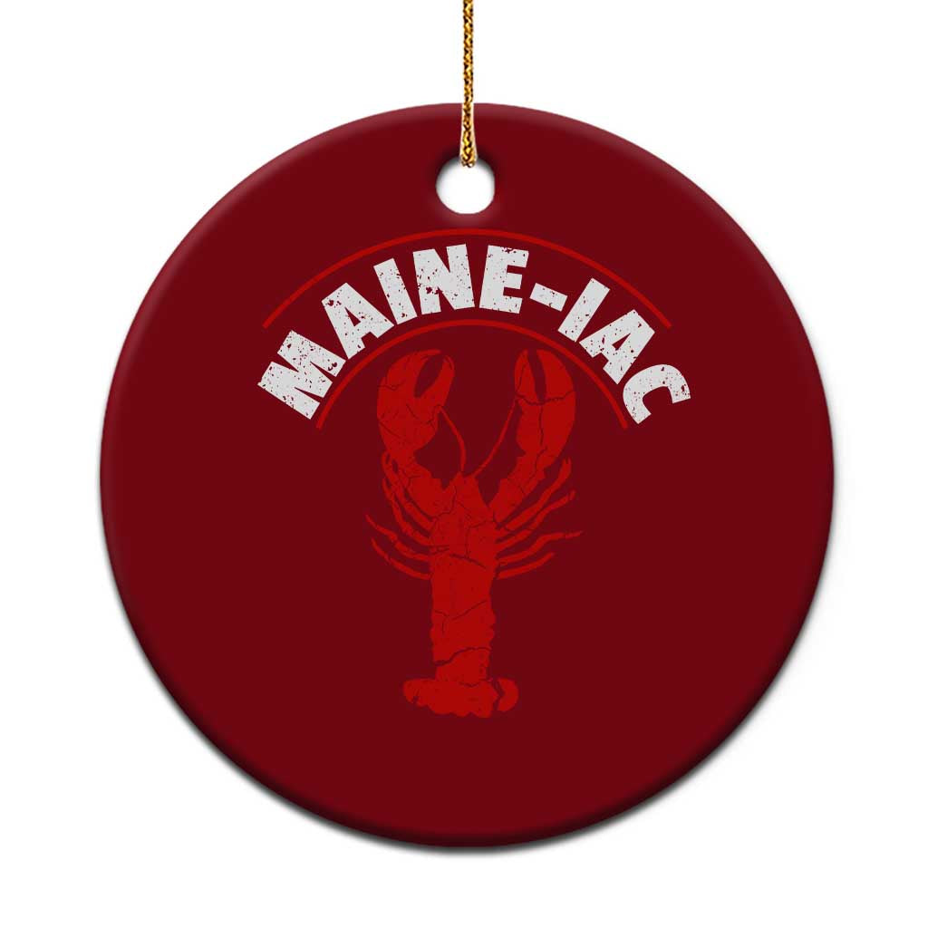 Maine Lobster Ceramic Ornament Funny Maine iac Lobstering Fisherman TS11 1pc Red Print Your Wear
