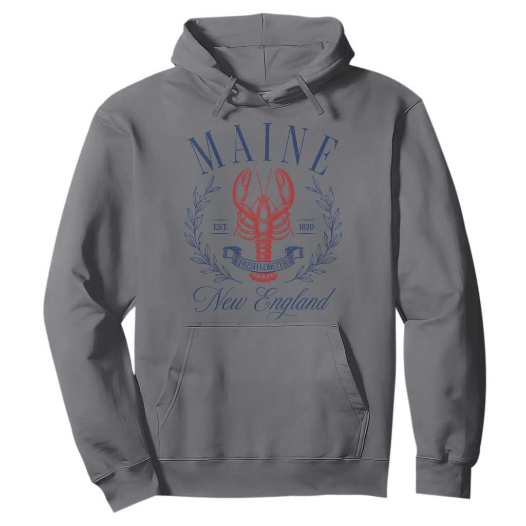Maine Lobster New England Souvenir Pride Vintage Hoodie TS11 Charcoal Print Your Wear