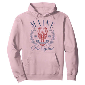 Maine Lobster New England Souvenir Pride Vintage Hoodie TS11 Light Pink Print Your Wear