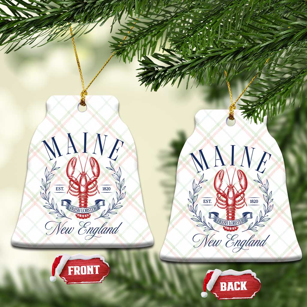 Maine Lobster New England Souvenir Pride Vintage Ceramic Ornament TS11 Print Your Wear