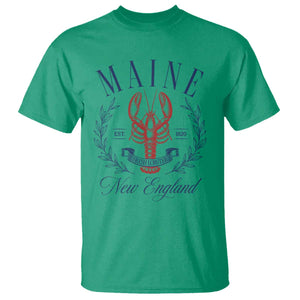 Maine Lobster New England Souvenir Pride Vintage T Shirt TS11 Irish Green Print Your Wear