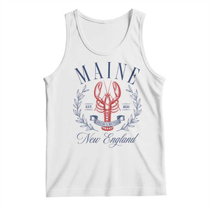 Maine Lobster New England Souvenir Pride Vintage Tank Top TS11 White Print Your Wear
