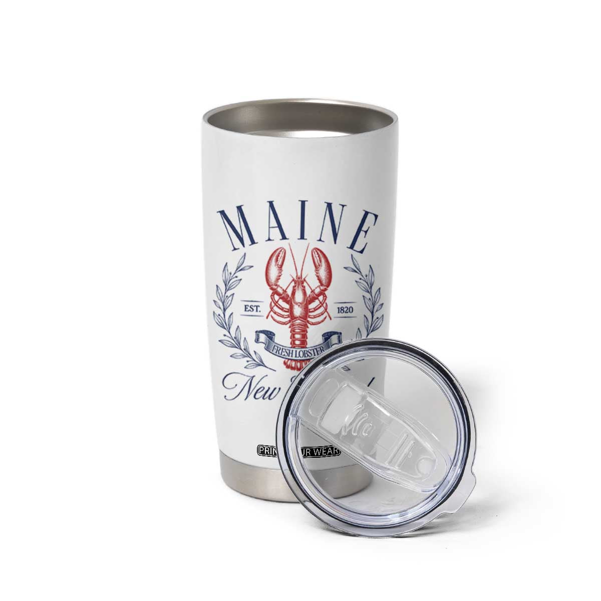 Maine Lobster New England Souvenir Pride Vintage Tumbler Cup TS11 Print Your Wear