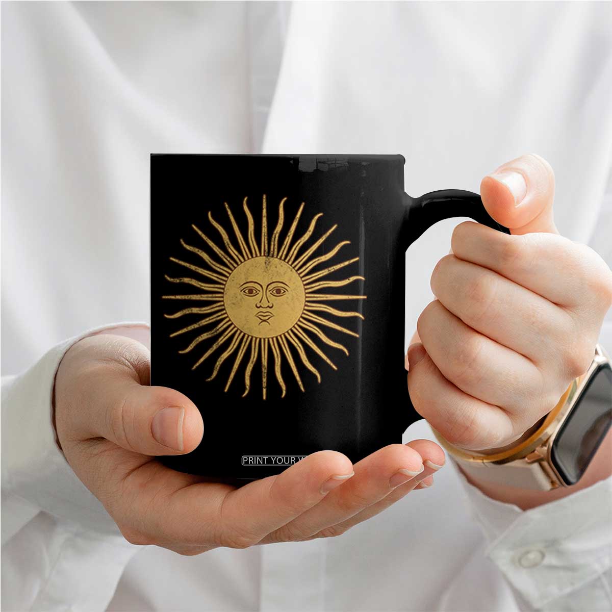 Argentina Sol De Mayo Vintage Argentinian Sun Throwback Design Coffee Mug TS11 Print Your Wear