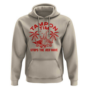 Funny Walz Hoodie Tampon Tim Stops The Red Wave Coconut Tree TS11 Sand Print Your Wear