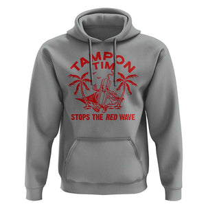 Funny Walz Hoodie Tampon Tim Stops The Red Wave Coconut Tree TS11 Sport Gray Print Your Wear