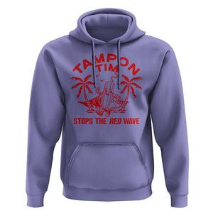 Funny Walz Hoodie Tampon Tim Stops The Red Wave Coconut Tree TS11 Violet Print Your Wear