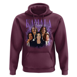 Funny Kamala Supporter Hoodie Harris For President Election Thunder TS11 Maroon Print Your Wear