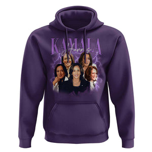 Funny Kamala Supporter Hoodie Harris For President Election Thunder TS11 Purple Print Your Wear