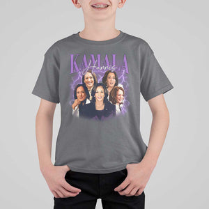 Funny Kamala Supporter T Shirt For Kid Harris For President Election Thunder TS11 Charcoal Print Your Wear