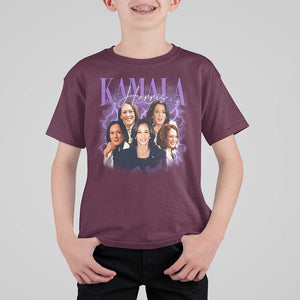 Funny Kamala Supporter T Shirt For Kid Harris For President Election Thunder TS11 Maroon Print Your Wear