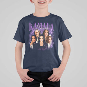 Funny Kamala Supporter T Shirt For Kid Harris For President Election Thunder TS11 Navy Print Your Wear