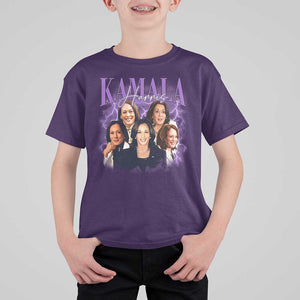 Funny Kamala Supporter T Shirt For Kid Harris For President Election Thunder TS11 Purple Print Your Wear