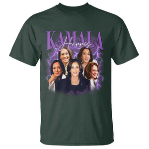 Funny Kamala Supporter T Shirt Harris For President Election Thunder TS11 Dark Forest Green Print Your Wear