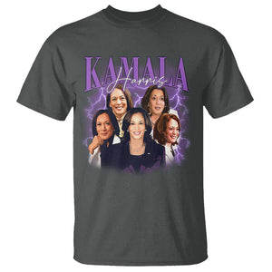 Funny Kamala Supporter T Shirt Harris For President Election Thunder TS11 Dark Heather Print Your Wear