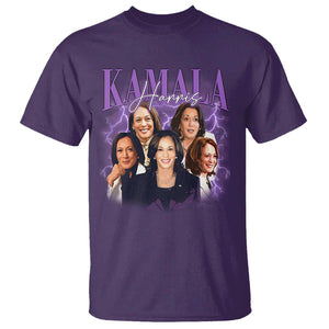 Funny Kamala Supporter T Shirt Harris For President Election Thunder TS11 Purple Print Your Wear