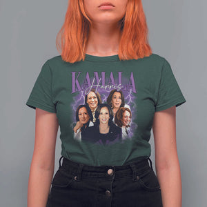 Funny Kamala Supporter T Shirt For Women Harris For President Election Thunder TS11 Dark Forest Green Print Your Wear