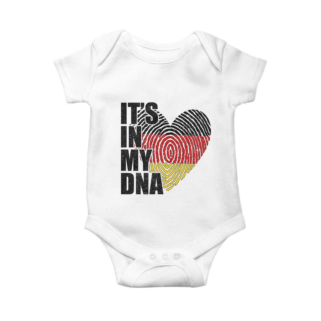 German Pride Baby Onesie It Is In My DNA Patriotic Germany Flag TS11 White Print Your Wear