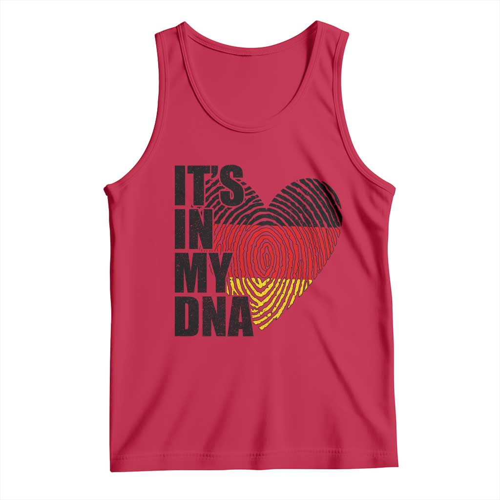 German Pride Tank Top It Is In My DNA Patriotic Germany Flag TS11 Red Print Your Wear