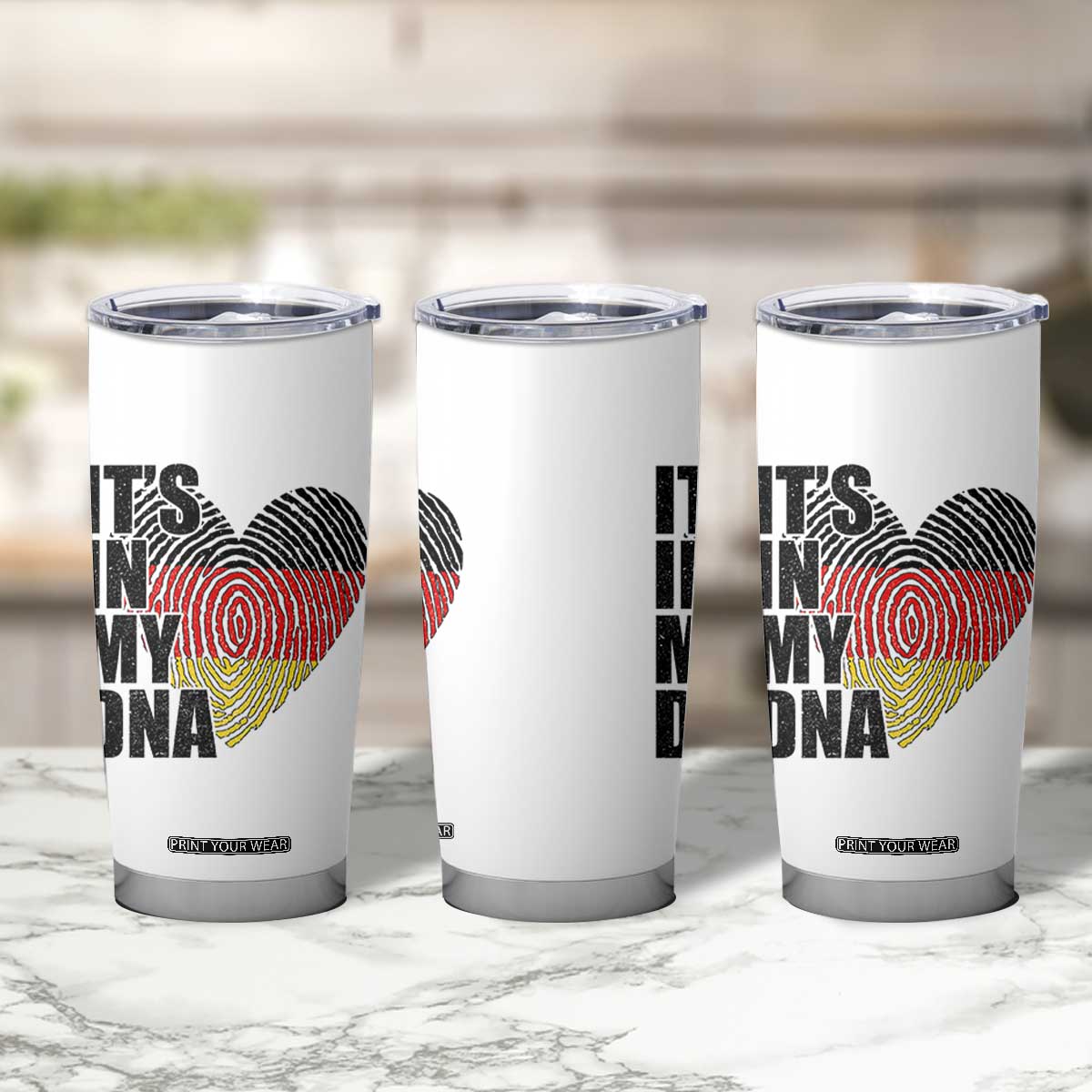 German Pride Tumbler Cup It Is In My DNA Patriotic Germany Flag TS11 Print Your Wear