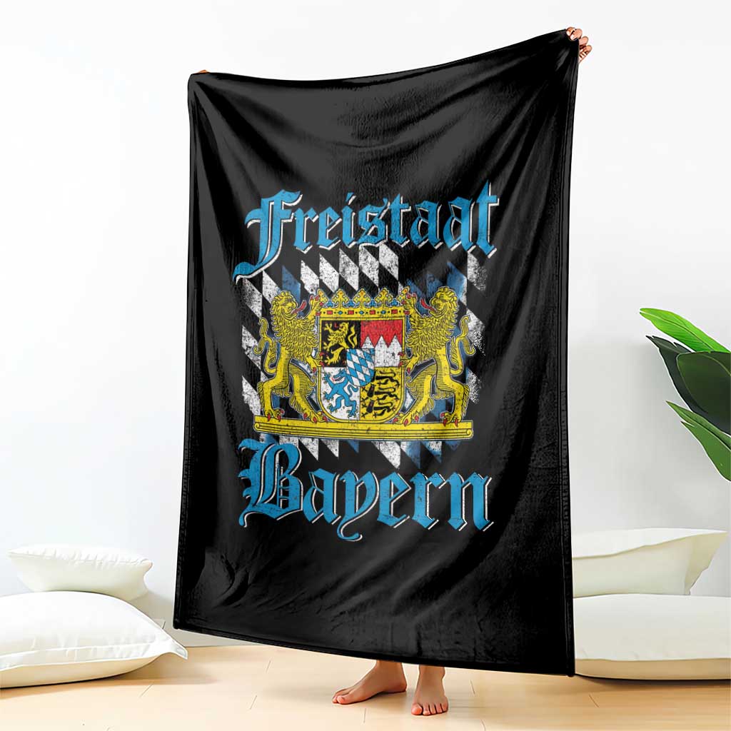 Freistaat Bayern Throw Blanket Bavaria German Munich Oktoberfest TS11 Print Your Wear