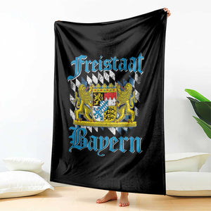 Freistaat Bayern Throw Blanket Bavaria German Munich Oktoberfest TS11 Print Your Wear