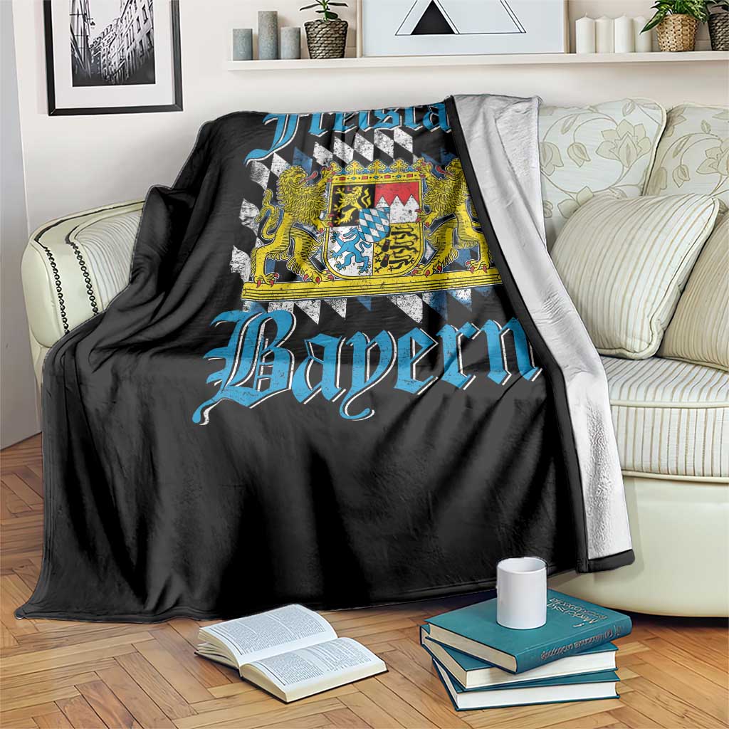 Freistaat Bayern Throw Blanket Bavaria German Munich Oktoberfest TS11 Print Your Wear