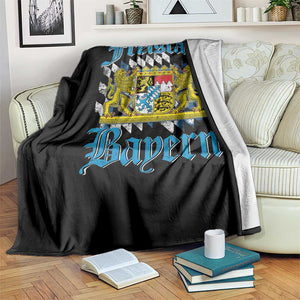 Freistaat Bayern Throw Blanket Bavaria German Munich Oktoberfest TS11 Print Your Wear