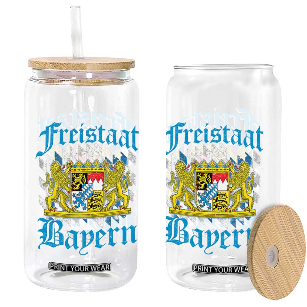 Freistaat Bayern Glass Can Bavaria German Munich Oktoberfest TS11 Print Your Wear