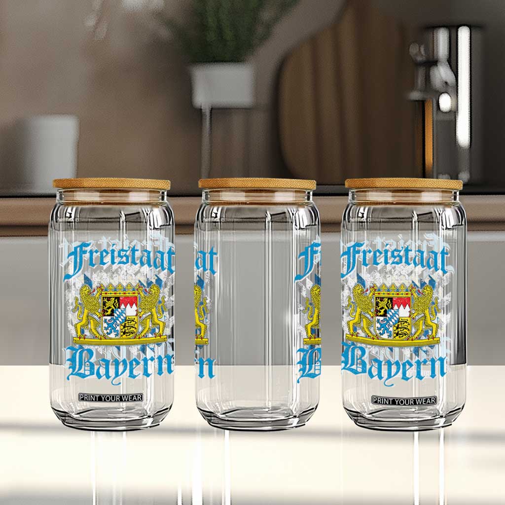 Freistaat Bayern Glass Can Bavaria German Munich Oktoberfest TS11 Print Your Wear
