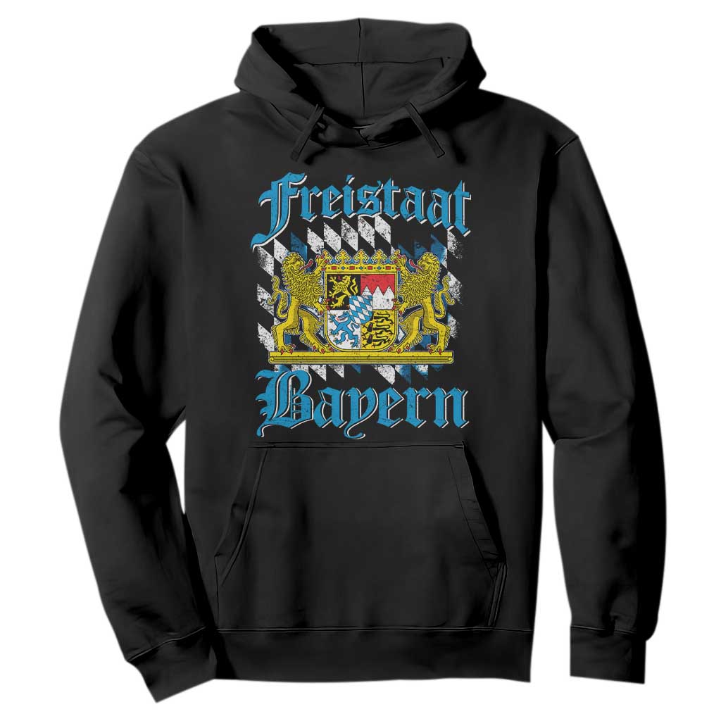 Freistaat Bayern Hoodie Bavaria German Munich Oktoberfest TS11 Black Print Your Wear