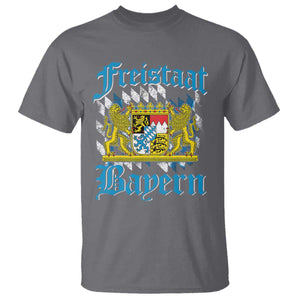 Freistaat Bayern T Shirt Bavaria German Munich Oktoberfest TS11 Charcoal Print Your Wear