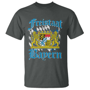 Freistaat Bayern T Shirt Bavaria German Munich Oktoberfest TS11 Dark Heather Print Your Wear