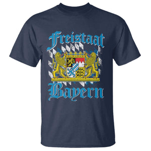 Freistaat Bayern T Shirt Bavaria German Munich Oktoberfest TS11 Navy Print Your Wear