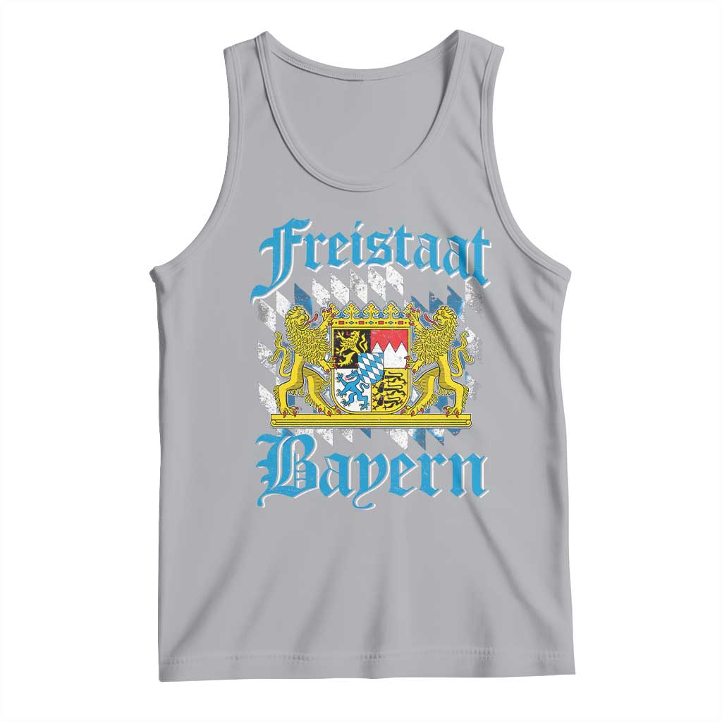 Freistaat Bayern Tank Top Bavaria German Munich Oktoberfest TS11 Athletic Heather Print Your Wear