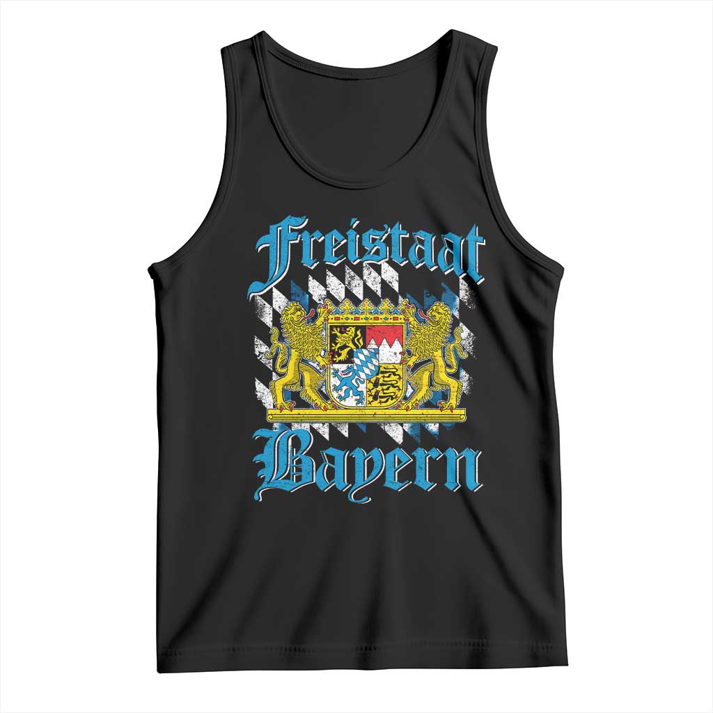 Freistaat Bayern Tank Top Bavaria German Munich Oktoberfest TS11 Black Print Your Wear