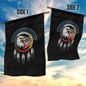 American Indian Veteran Garden Flag Native American Veteran Eagle Dreamcatcher TS11 Print Your Wear